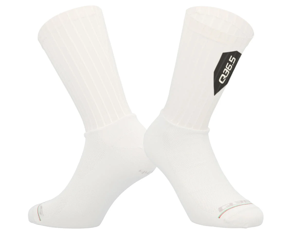 Q36.5 Dottore Aero 19 Socks (White) (40-43)